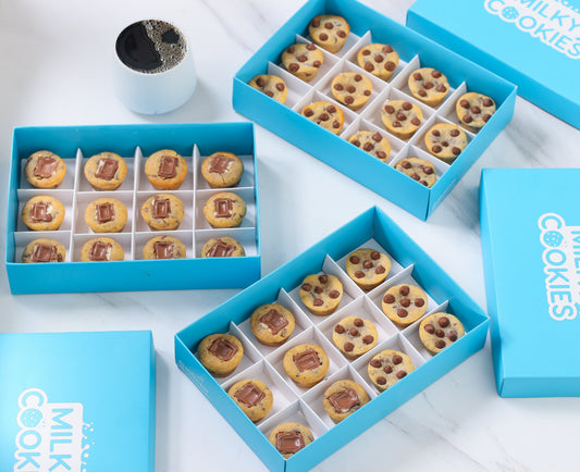 Three Cup Cookies Boxes  | 3 بوكسات كب كوكيز – 36 حبة