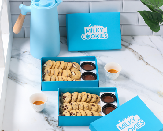 Two Cookies Boxes + Arabic Coffee  |  عرض بوكسين كوكيز مع القهوه العربية – 48 حبة